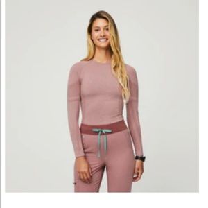 Figs Mineral Mauve Scrub Set